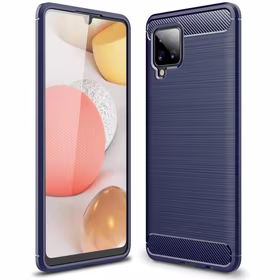 CARBON maciņš FLEXIBLE COVER TPU maciņš SAMSUNG GALAXY A42 5G zils