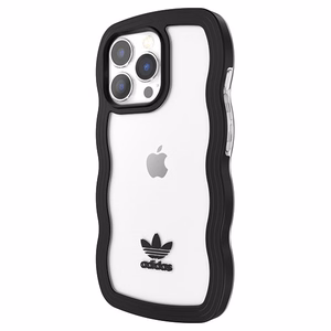 Adidas OR Viedtālruņa apvalks Wavy iPhone 13 Pro /13 6.1" melna-caurspīdīga/melna-caurspīdīga 51900