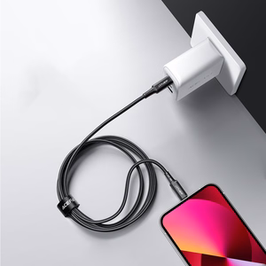 Acefast C4-01 Lightning - USB-C PD kabelis 30W 3A 480Mb/s 1.8m - melns
