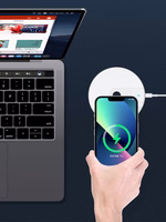 Bezvadu indukcijas lādētājs QI universāls ātrā uzlāde - FC06 15W balts (min.2A)