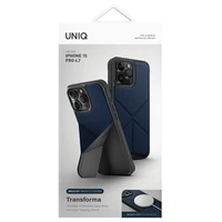 Uniq Transforma Magnētiskais uzlādes viedtālruņa apvalks iPhone 15 Pro Max - zila