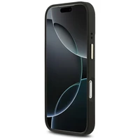 Guess 4G Stripe Magnētiskais viedtālruņa apvalks iPhone 17 Pro - melna