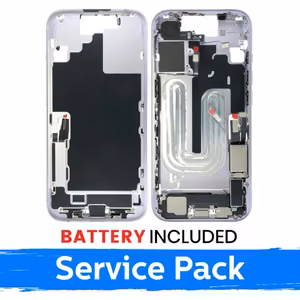 Mid-Frame Housing Apple iPhone 17 Back Housing + Battery / Lavender / (Service Pack)