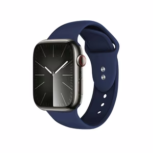 Crong Liquid siksniņa Apple Watch 44 / 45 / 46 / 49 mm, tumši zila