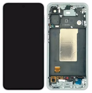 LCD screen Samsung A566 A56 5G ar touch screen un frame Awesome Olive original (assembled service pack)