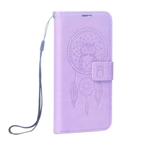MEZZO grāmatas tipa viedtālruņa apvalks XIAOMI Redmi 10 / 10 2022 ar sapņu ķērāju, violets
