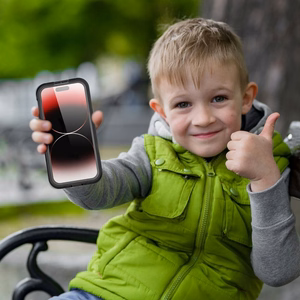 Viedtālruņa ūdensizturīgs apvalks SHELLBOX DOT IPHONE 15 PRO - melns (m)