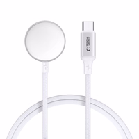 Tech-Protect UltraBoost USB-C indukcijas lādētājs Apple Watch 1m - balts