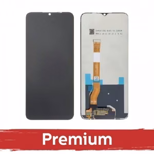 LCD displejs saderīgs ar Realme C35 / Narzo 50A Prime (4G) melns OEM