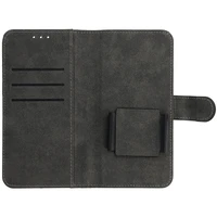 Universālais grāmatu vāciņš (izmērs S) Iphone 12/13/Samsung S6/A5 2016/Xcover 4/S22/Huawei P8 2017 - melns