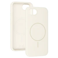 Magnētiskais plānais silikona viedtālruņa apvalks Iphone 16e akmens krāsa