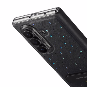 Dux Ducis Stex vāciņš Samsung Galaxy Z Fold 7 ar 360° statīvu - Melns