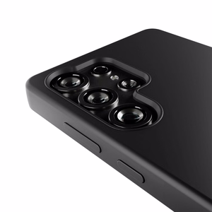 Puro Icon silikona viedtālruņa apvalks Samsung Galaxy S25 Ultra - melns