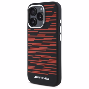 AMG Silicone Graphics MagSafe case for iPhone 16 Pro - black