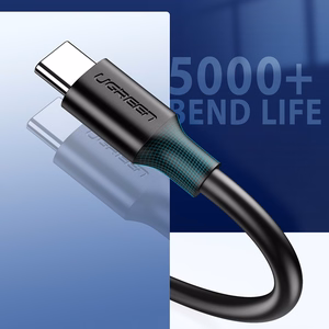 Ugreen US184 20882 USB-A 3.0 / USB-C 3A kabelis 1m - melns