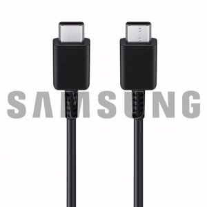 USB kabelis Samsung EP-DA705BBE 25W 3A Type-C-Type-C 1.0m melns