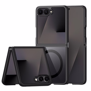 Ar MagSafe saderīgs DUX DUCIS AIMO MAG maciņš SAMSUNG Z Flip 8, melns