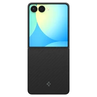 Spigen AirSkin Aramid Viedtālruņa apvalks Samsung Galaxy Z Flip 7 - melns