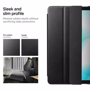 Spigen Smart Fold korpuss Samsung Galaxy Tab A9 / A11 - Melns
