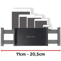 Blavec Auto turētājs BH-18 uz galvas balsta (BH18-HRB) - melns