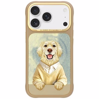 Nimmy Gentle Pets Series Dog MagSafe maciņš iPhone 17 Pro Max brūns