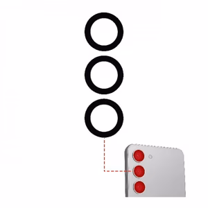 Aizmugurējās kameras lēca saderīga ar Samsung S911 S23 (S916 S23 Plus) aizmugurējās kameras lēca (3 gab.)