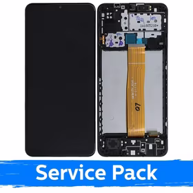 LCD ekrāns savietojams ar Samsung M127 M12 melns ar rāmi (Service Pack)