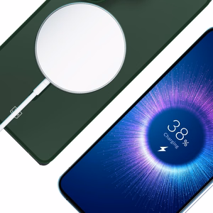 3mk Smoke MagCase priekš Samsung Galaxy S25 Ultra zaļš-caurspīdīgs