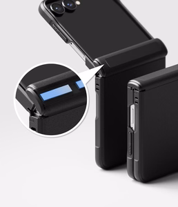 Ringke Onyx Flap MagSafe maciņš modelim Samsung Galaxy Z Flip 8 – melns
