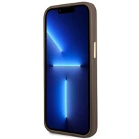 Guess GUHCP14XHG4SHW iPhone 14 Pro Max 6.7" brūns / brūns viedtālruņa apvalks 4G ar Vintage Gold Logo