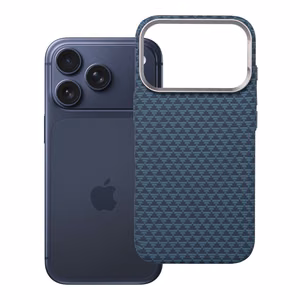 Ar MagSafe saderīgs K-Look maciņš iPhone 17 Pro / 18 Pro (zema kameras mala), zils, v2