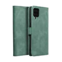 TENDER grāmatas tipa viedtālruņa apvalks SAMSUNG A12 / M12 zaļš