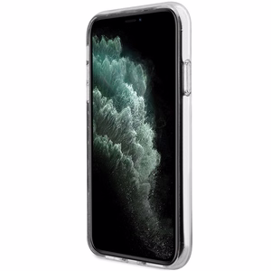 Guess GUHMN61HCFWSP iPhone 11 / Xr 6.1" rozā cietais viedtālruņa apvalks Zieds MagSafe
