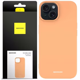 Spacecase Silikona maciņš iPhone 15 oranžs