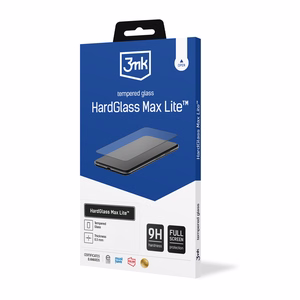 Rūdītais stikls 3mk HardGlass Max Lite Black priekš Motorola Moto G55 5G