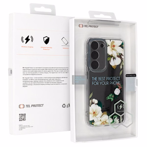 Viedtālruņa apvalks Tel Protect Flower Samsung Galaxy A14 4G/5G dizains 3