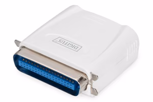 Digitus DN-13001-1 – 1 porta Fast Ethernet drukas serveris, RJ45–DB-36 Centronics, balts