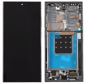 Samsung Galaxy S24 Ultra (S928) OLED displeja modulis ar skārienpaneli un titāna melnu / zilu / zaļu rāmi (1:1 OEM)