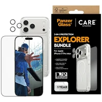 CARE by PanzerGlass flagmanis pētnieks 3in1 apvalks + stikls + lēca iPhone 17 Pro Max