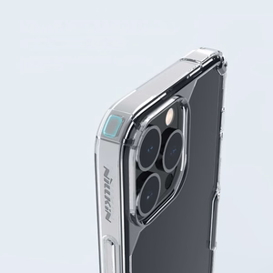 Nillkin Nature Pro viedtālruņa apvalks iPhone 14 Pro, bruņu vāciņš, zils