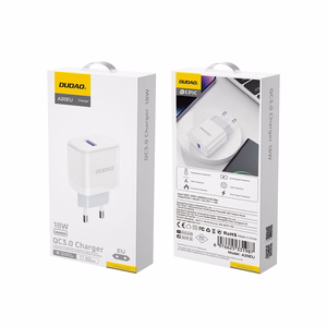 Dudao A20EU USB-A 18W tīkla lādētājs - balts
