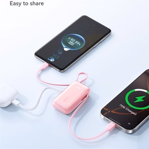 Внешний аккумулятор Joyroom "JR-PR2L" розовый 10000mAh (35W)