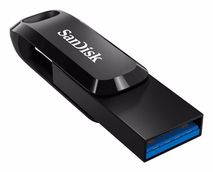 SanDisk Ultra Dual Drive Go USB zibatmiņas disks 512 GB USB Type-A / USB Type-C 3.2 Gen 1 melns