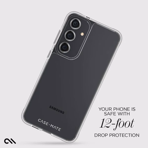 Case-Mate Tough Clear vāciņš ierīcei Samsung Galaxy S24+, caurspīdīgs
