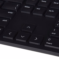 DELL KM5221W tastatūra RF bezvadu QWERTY US starptautiskā melna