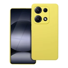 Silikona viedtālruņa apvalks 2mm XIAOMI REDMI NOTE 14S citronu