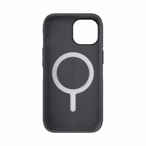 Speck Candyshell Grip MagSafe - iPhone 17e / 16e / 15 / 14 / 13 maciņš (melns / Slate pelēks)