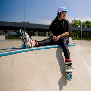 Wozinsky BMX un skrejriteņa ķivere, S izmērs – rozā gradients