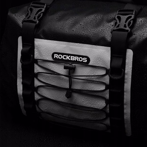 Rockbros AS-010BGR ūdensnecaurlaidīga motocikla soma, pelēka