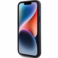 Guess GUHMP15MPSAHMCK iPhone 15 Plus 6.7" melns/melns cietais apvalks Saffiano MagSafe